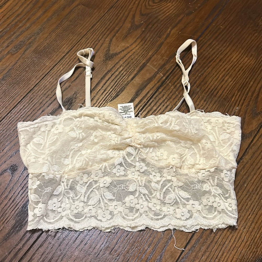 Maurice’s off-white bralette